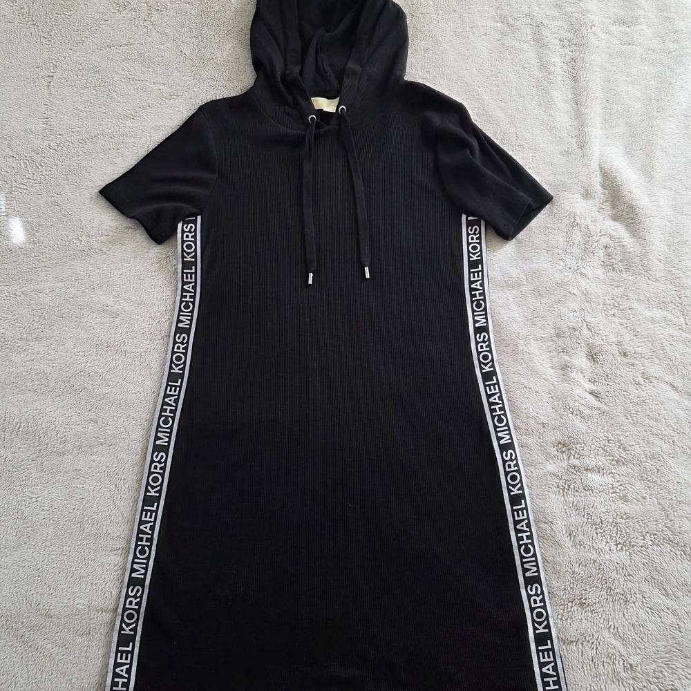 Michael Kors Black Hooded Dress